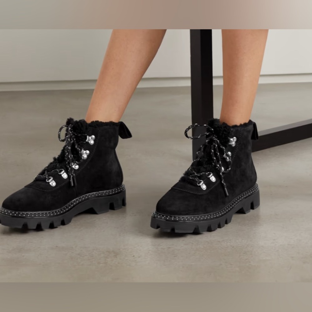 RAG & BONE Quest shearlings lined suede ankle boots